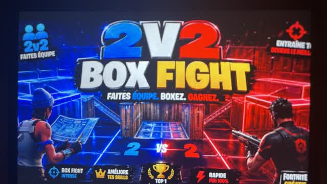 BOX FIGHT RYX — Fortnite Creative map cover art