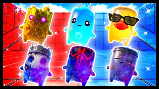BLUE VS RED CONTROL SIGNAL 🔵🔴 — Fortnite Creative map