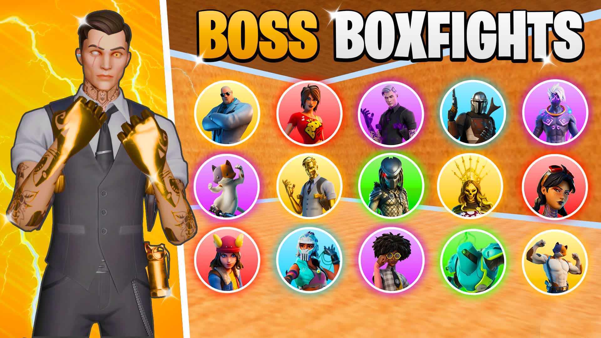 BOSS BOXFIGHTS 📦 — Fortnite Creative map