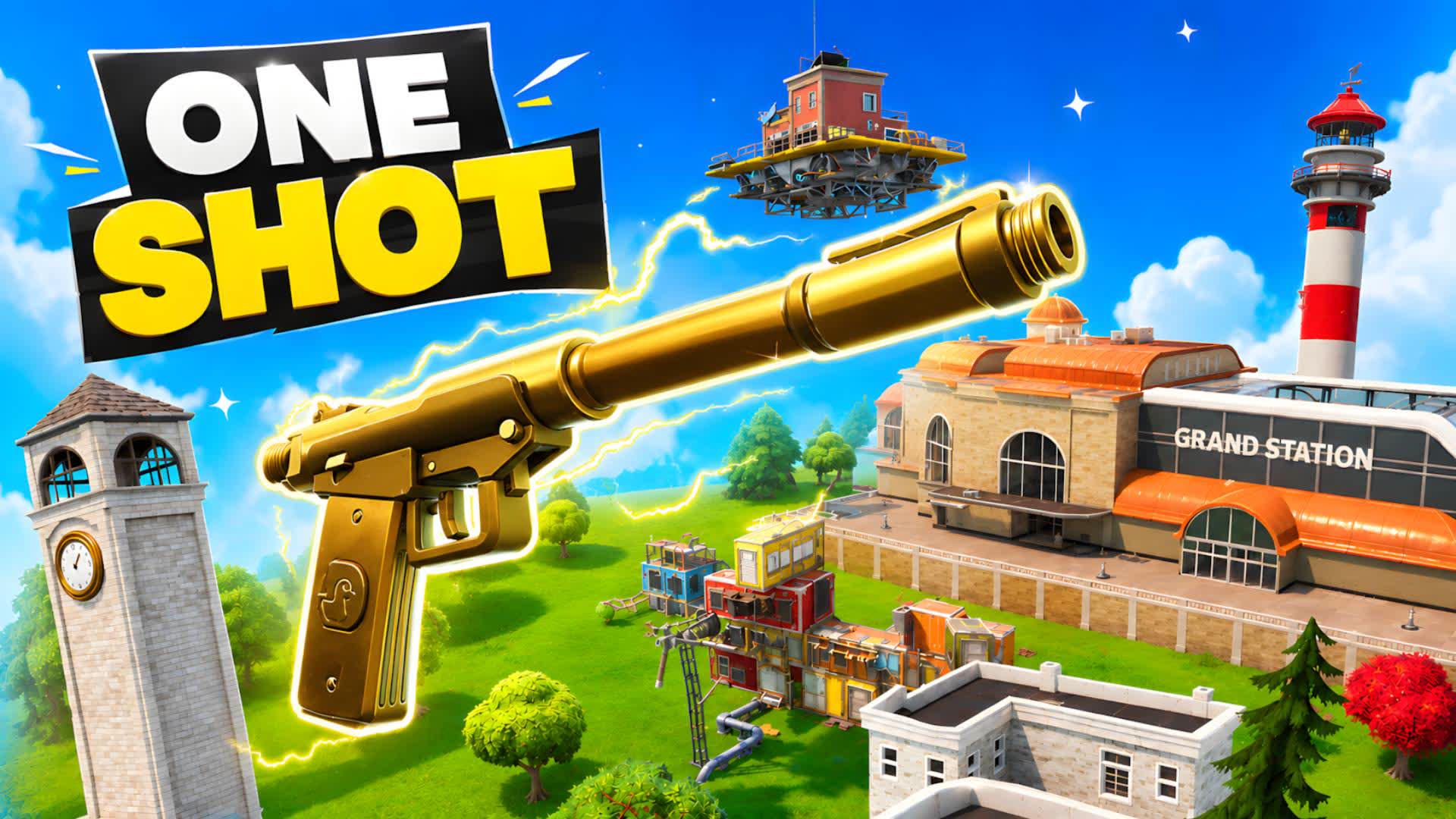 ONE SHOT | Snipers & Pistols 🎯 — Fortnite Creative map