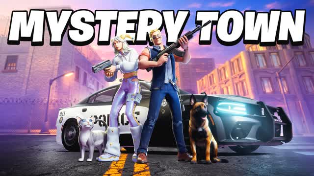 MYSTERY TOWN - مستري تاون — Fortnite Creative map