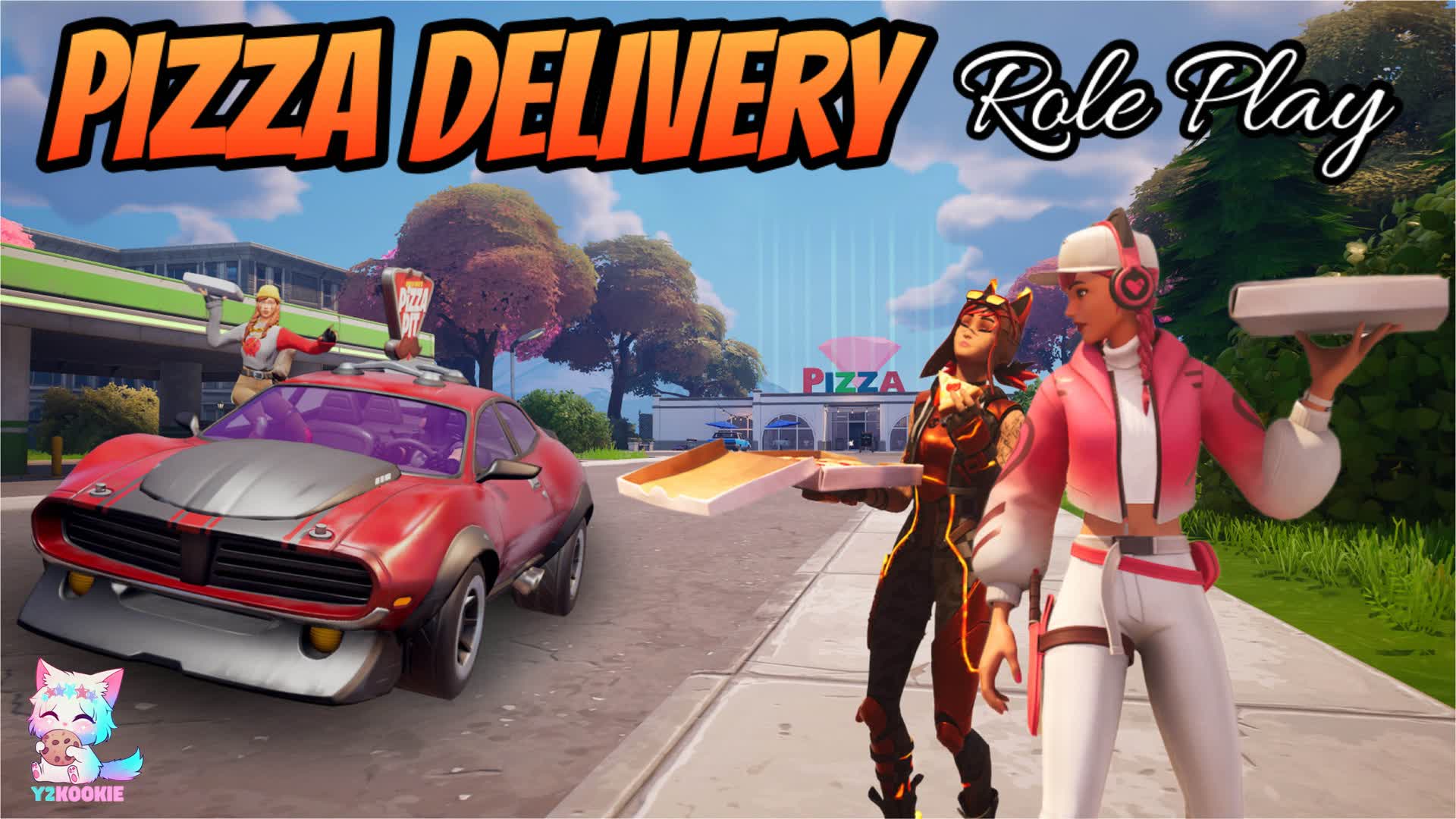 🍕Pizza Delivery Role Play🚗 — Fortnite Creative map