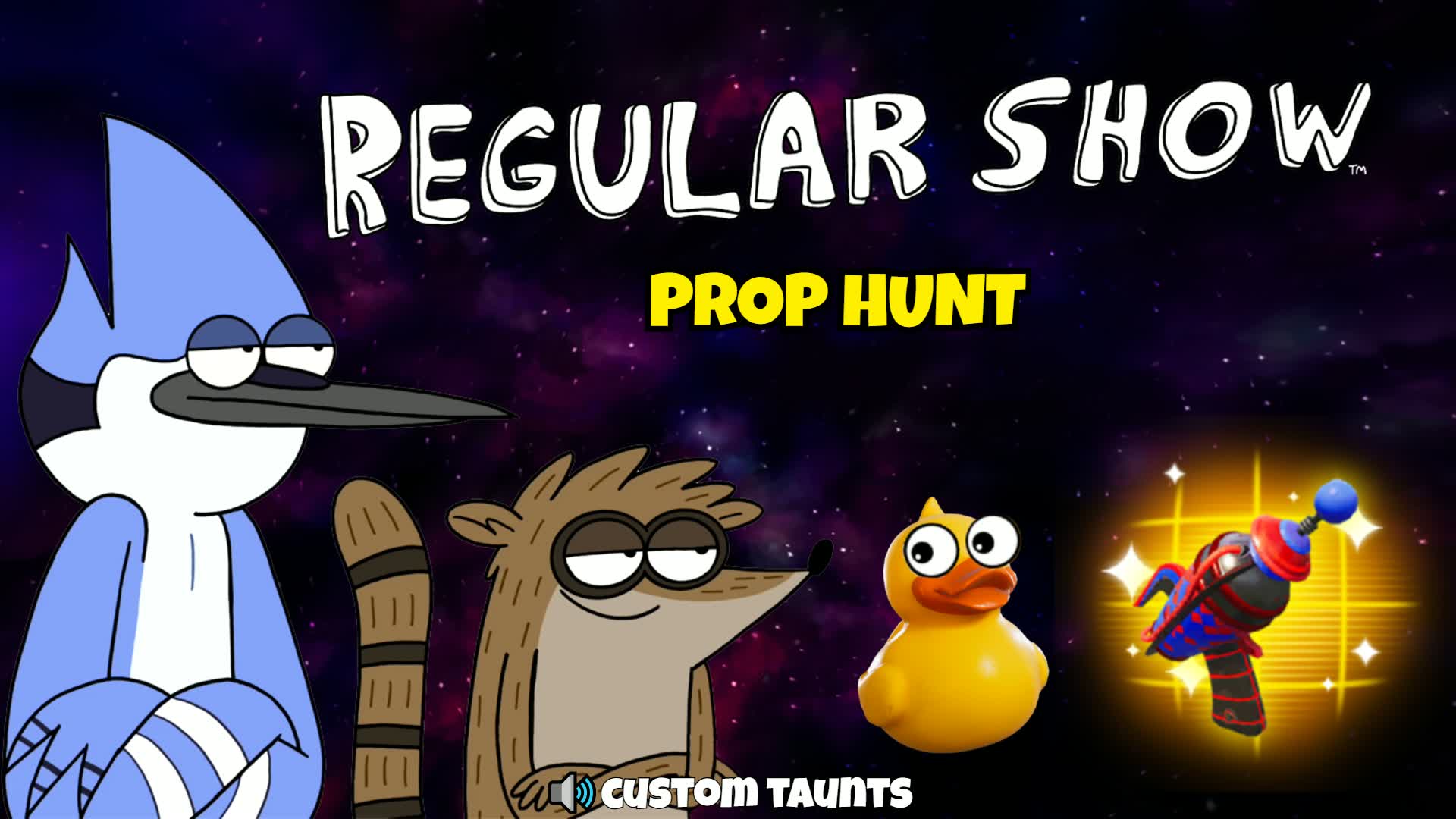 Regular Show prop hunt — Fortnite Creative map