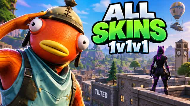 1X1 1C1 1V1 ALL SKINS — Fortnite Creative map