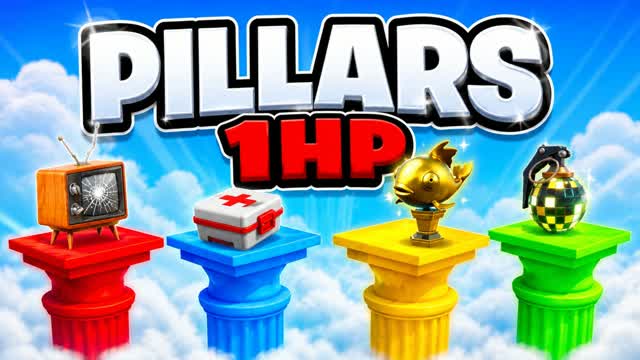PILLARS 1 HP🏆 — Fortnite Creative map cover art