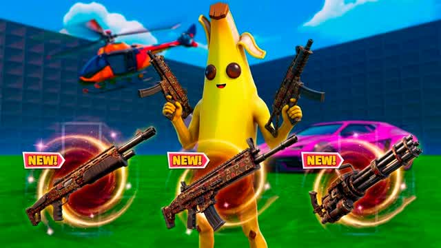1V1V1 WITH ALL WEAPONS — Fortnite Creative map cover art