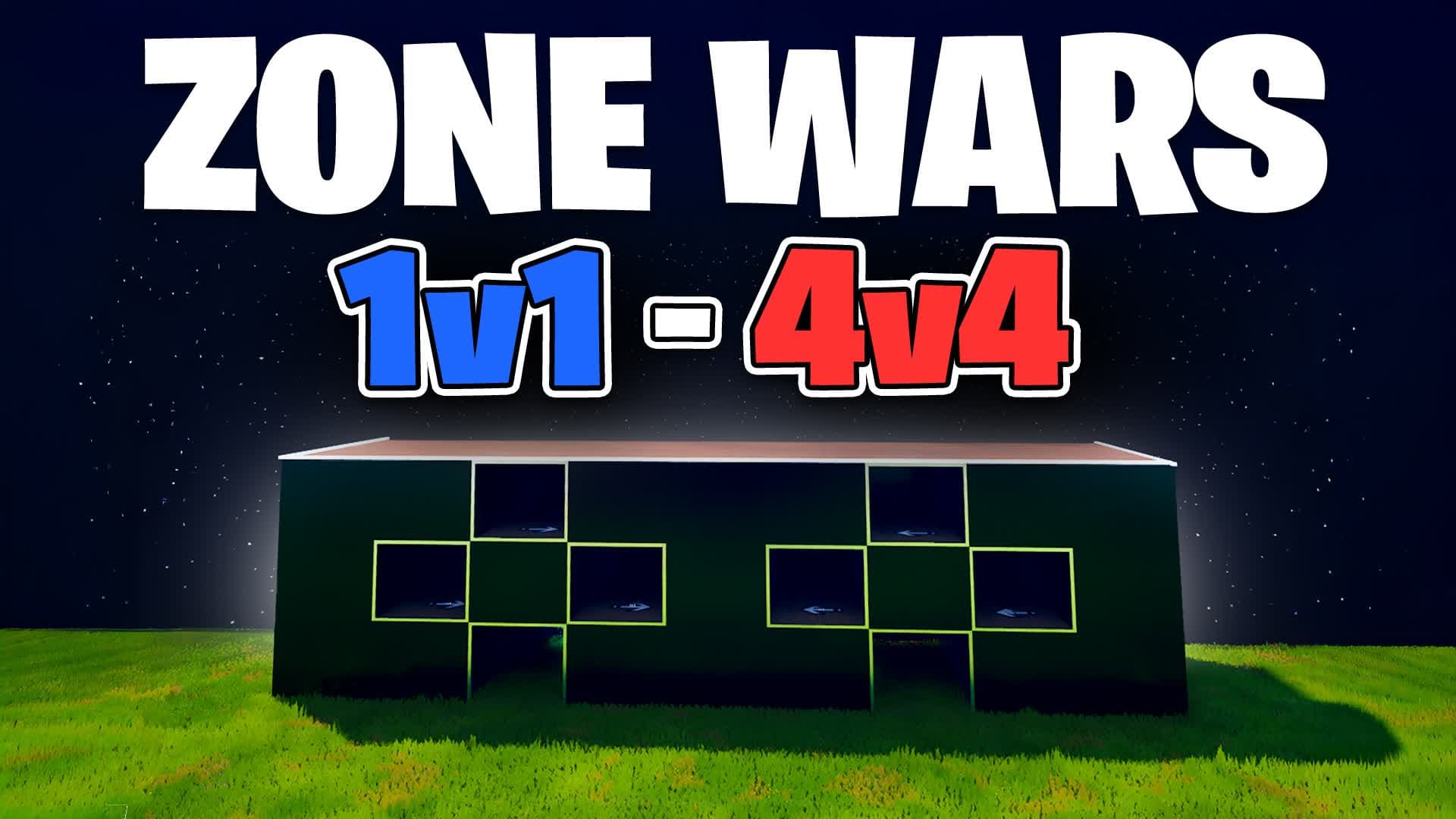 ZONE WARS (4v4-1v1) — Fortnite Creative map