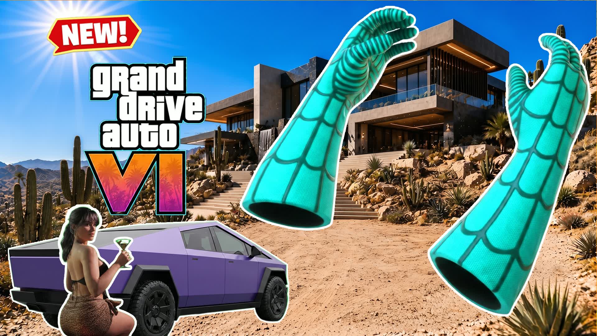 ROAD LUCIA GRAND DRIVE AUTO VI — Fortnite Creative map