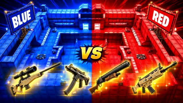 Red vs Blue: Dominio Final — Fortnite Creative map