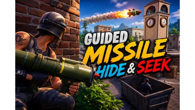 🚀Guided Missile Hide And Seek — Fortnite Creative map