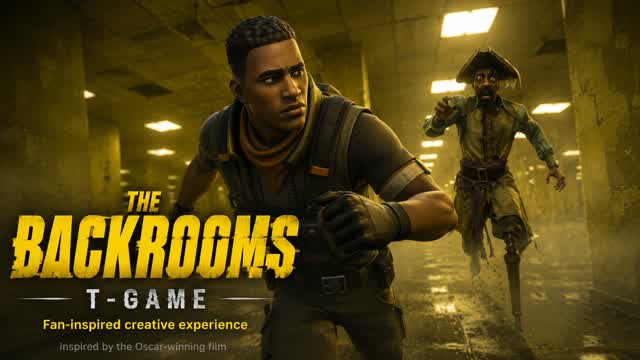 Backrooms The Game — Fortnite Creative map cover art
