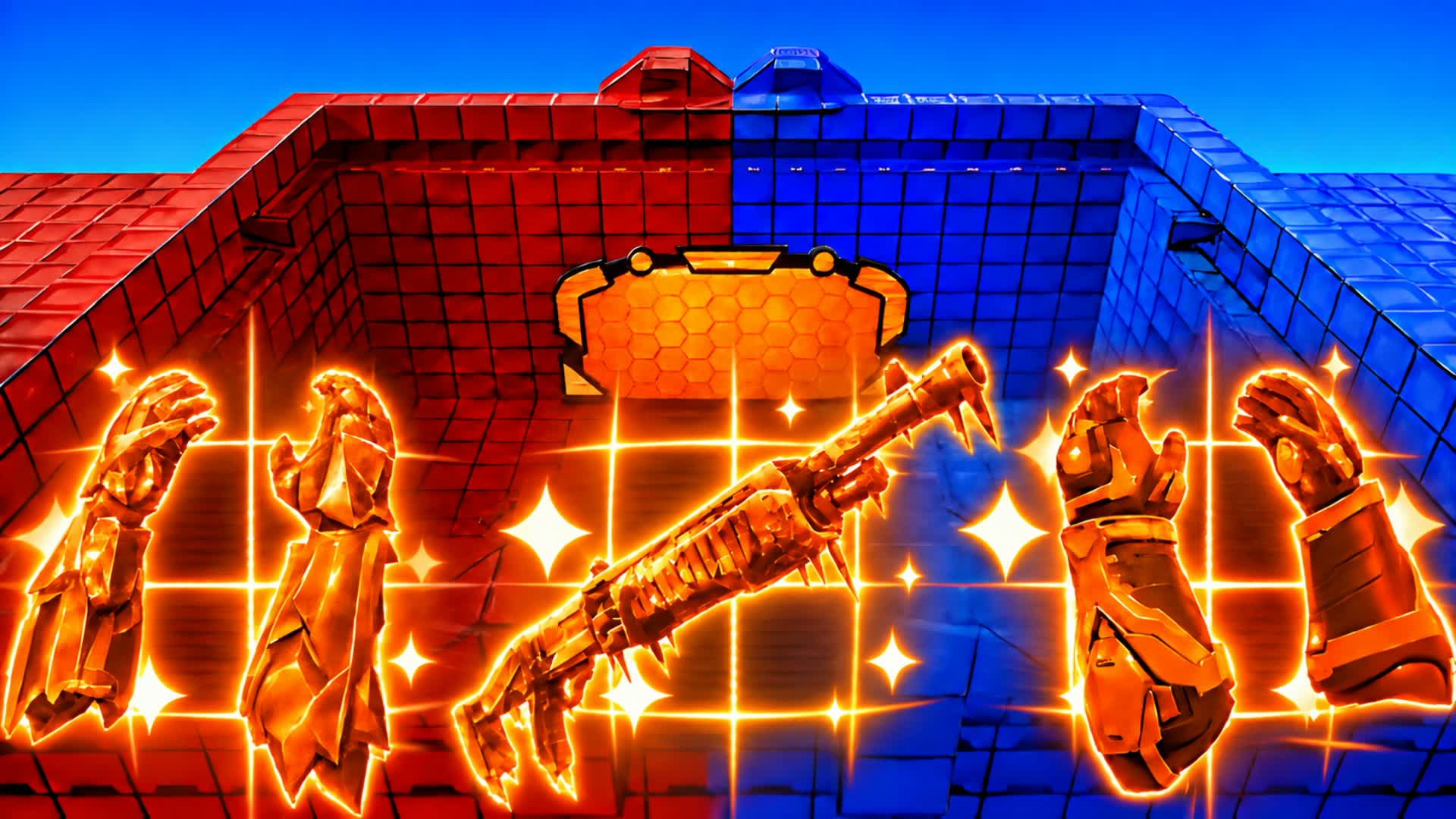 RED VS BLUE 🔴🔵 BRAINROT FUNK — Fortnite Creative map