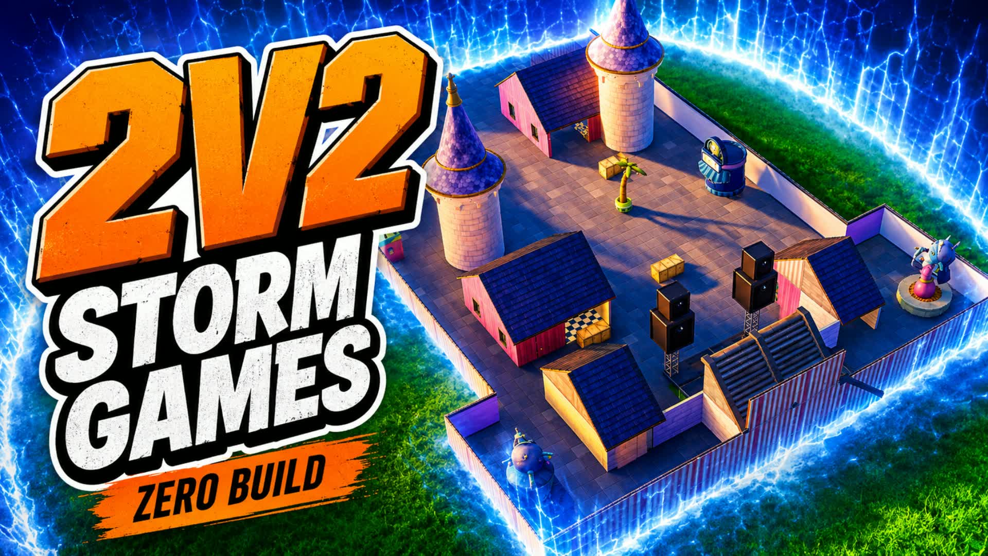 Zero Build Storm Games 2v2 — Fortnite Creative map