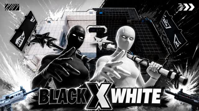 🖤❤BLACK X WHITE❤🖤 — Fortnite Creative map