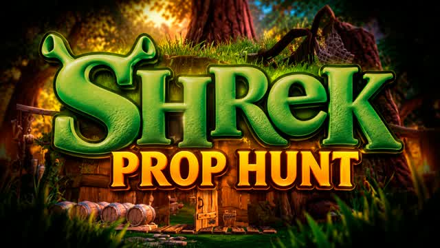 THE SHREK PROP HUNT 💚 — Fortnite Creative map cover art