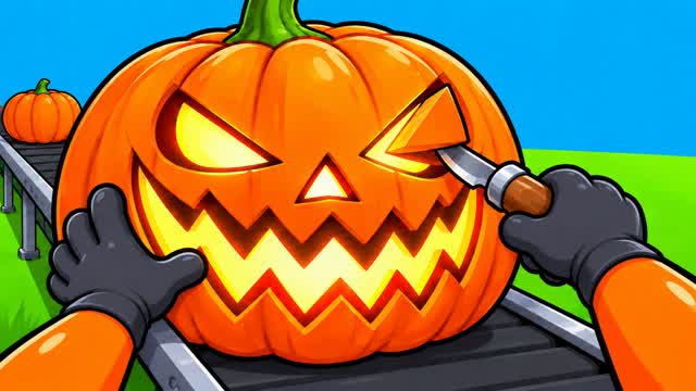 Pumpkin Farmer Tycoon — Fortnite Creative map cover art