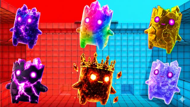 RED VS BLUE POWERS RVB MAGIC — Fortnite Creative map