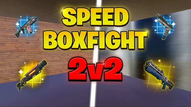SPEED BOXFIGHTS 2V2 ⚡ — Fortnite Creative map cover art