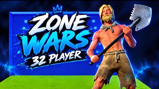 ZONE WARS 32 PLAYERS CASTROBTW — Fortnite Creative map cover art
