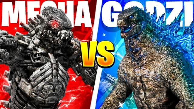 GODZILLA VS MECHAGODZILLA BOSS BATTLE — Fortnite Creative map cover art