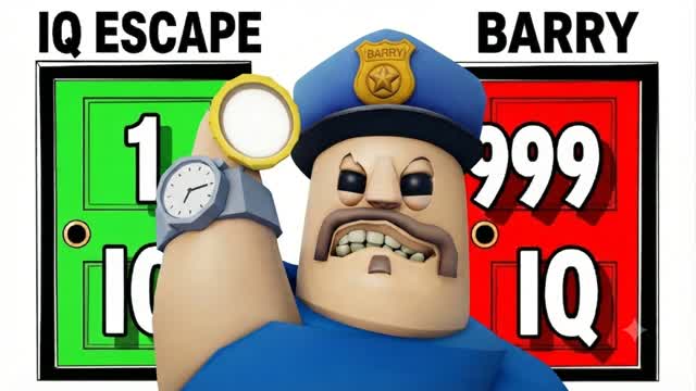 Escape Room IQ BARRY — Fortnite Creative map cover art
