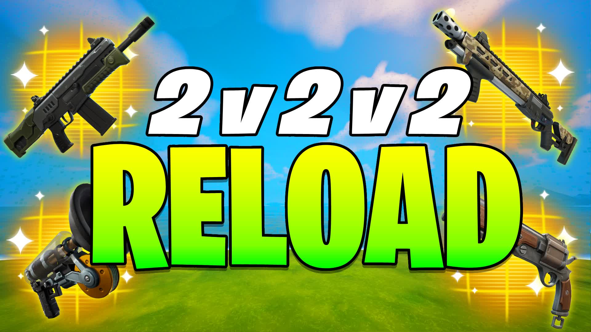 2v2v2 RELOAD FFA — Fortnite Creative map