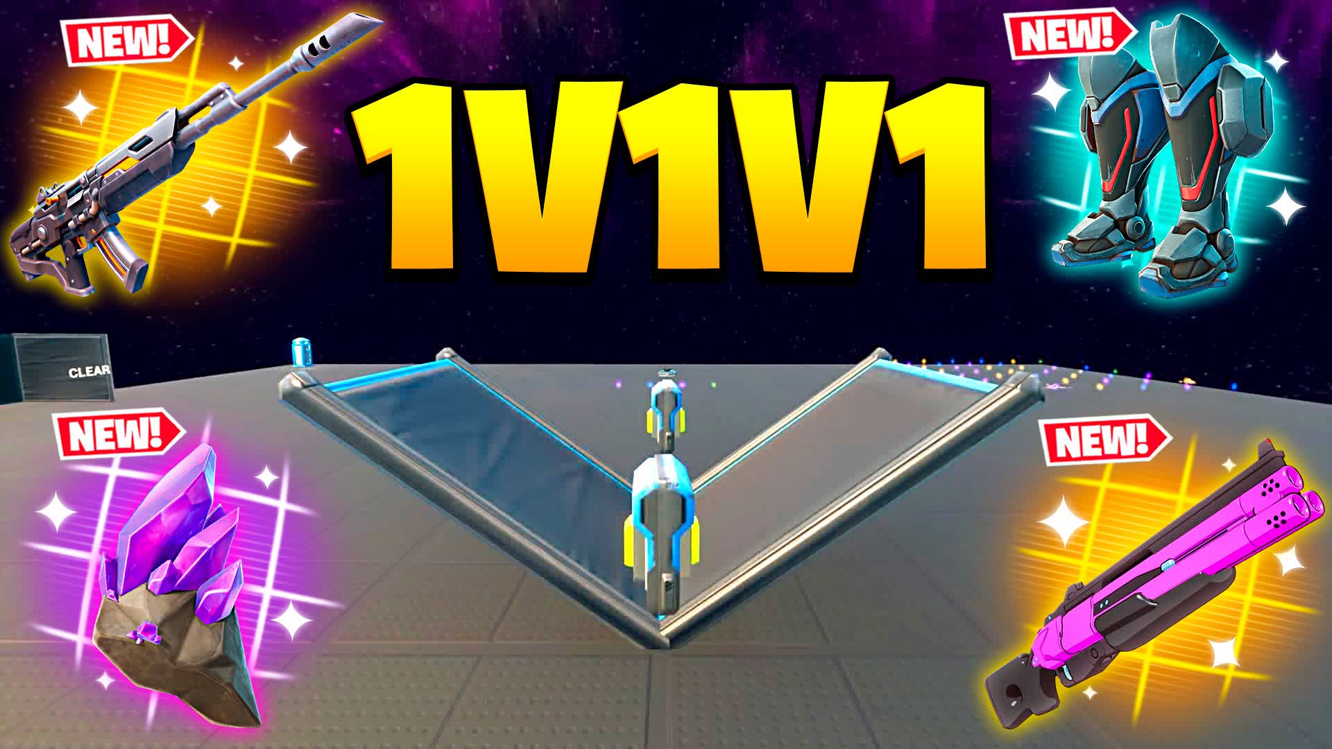 1V1V1 A FFA — Fortnite Creative map