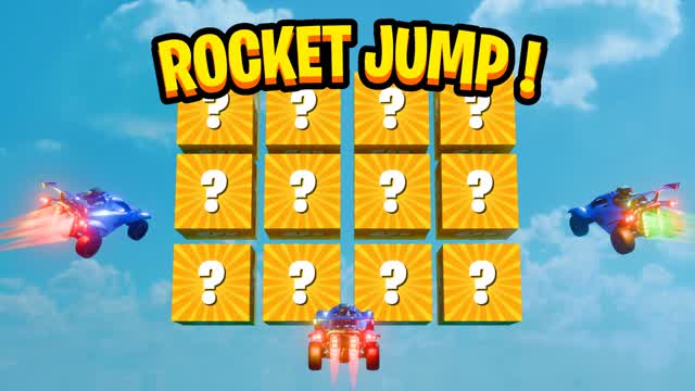 ROCKET JUMP MYSTERY 🎁🚗 — Fortnite Creative map cover art