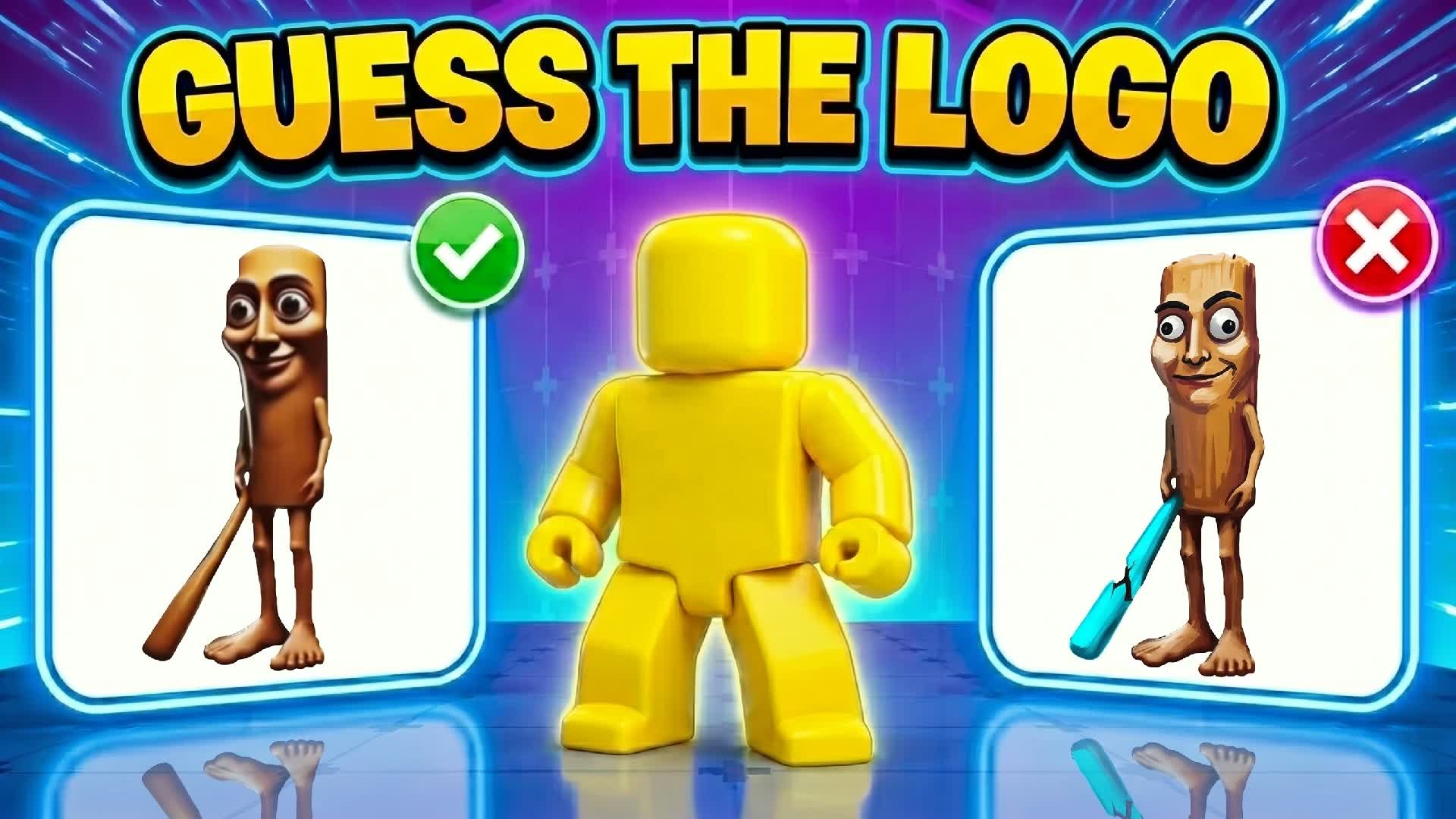 GUESS THE LOGO 🔎OR BYE BYE BYE — Fortnite Creative map