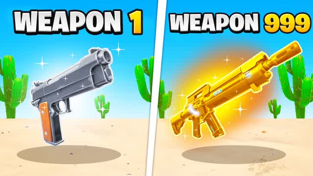 gun game لعبة السلاح — Fortnite Creative map cover art