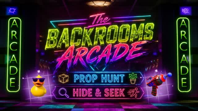 🕹️THE BACKROOMS ARCADE [PROP HUNT]🕹️ — Fortnite Creative map
