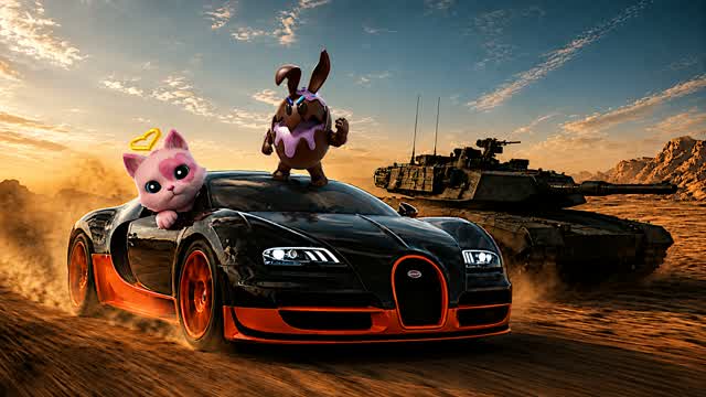 BEST PETS DRIVING FFA 😻🏎️ — Fortnite Creative map cover art