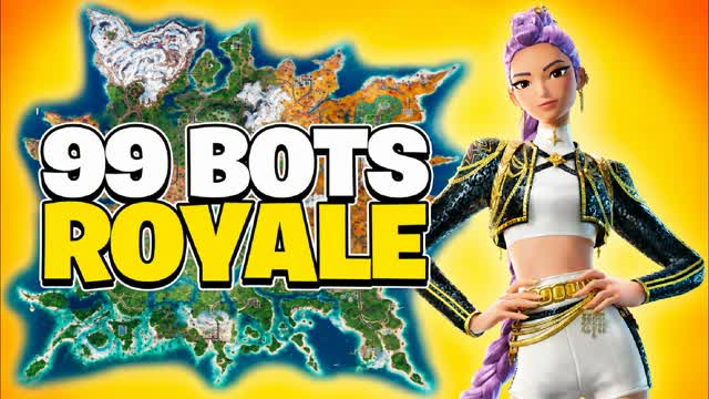 99 BOTS ROYALE ALL GUNS ⭐ — Fortnite Creative map cover art