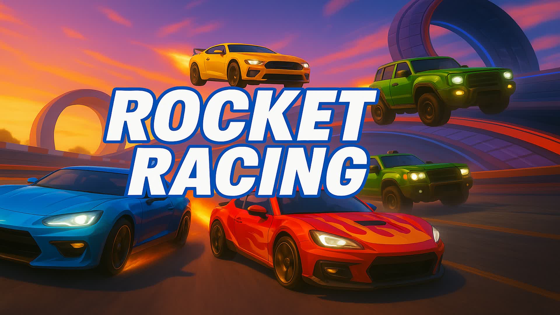 Rocket Racing — Fortnite Creative map