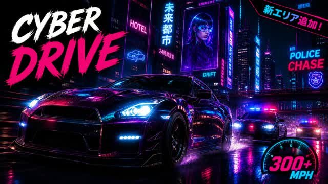 [DRIVE] DRIVE PUNK🚙🏢 — Fortnite Creative map cover art