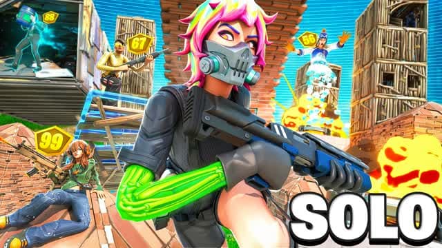 ENIGMA ZONE WARS [SOLO CUP] — Fortnite Creative map cover art