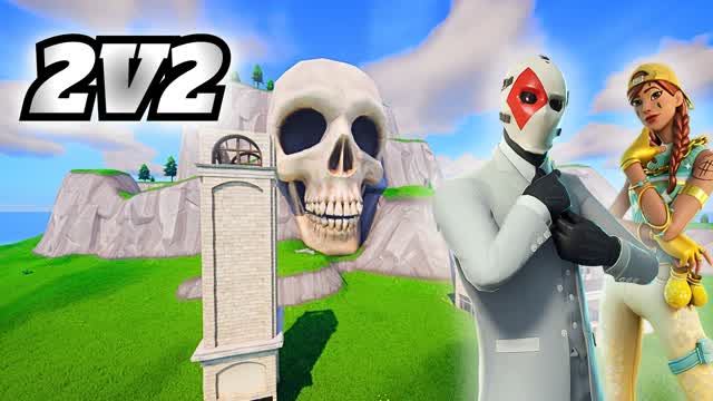 🌀The last zone  - 2v2 سكرمز الجمجمة — Fortnite Creative map