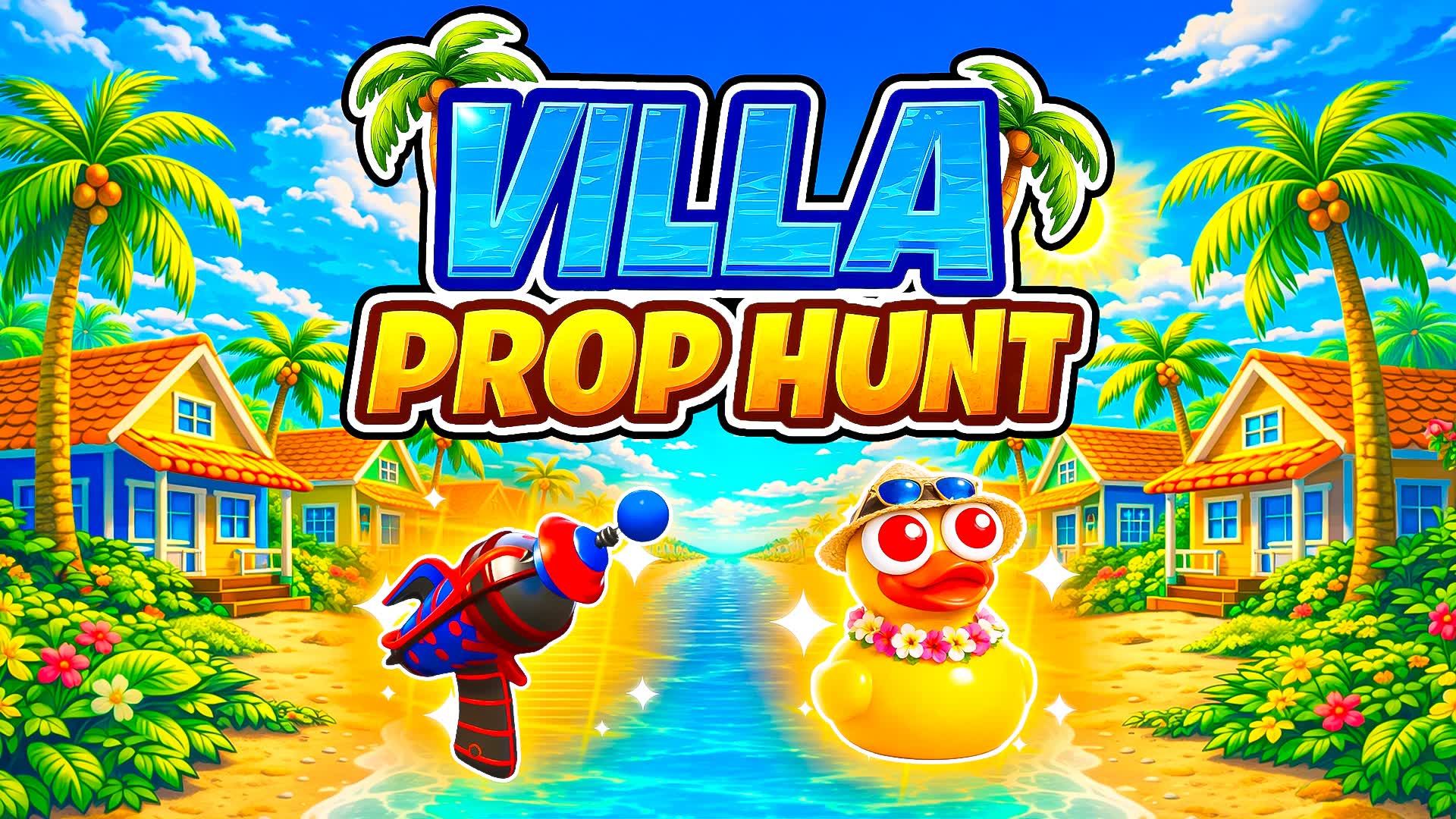 Summer Family Villa - Prop Hunt 🏠 — Fortnite Creative map