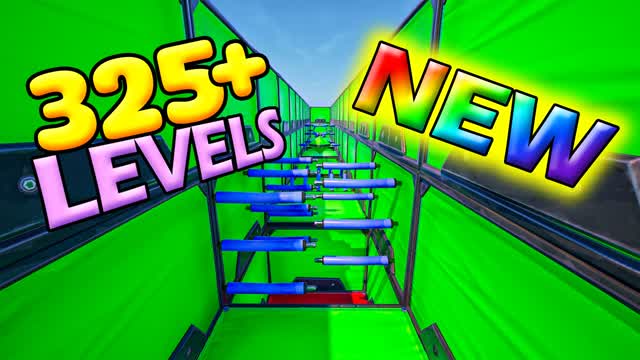 ⭐ CRAZY PARKOUR 325+ ⭐ DEATHRUN — Fortnite Creative map