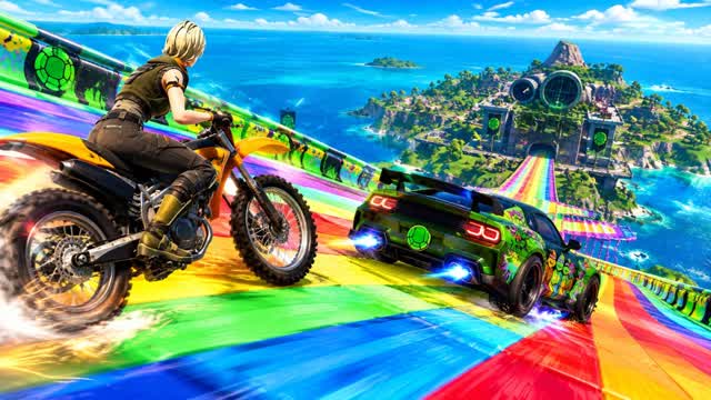 GRAND DRIVE V 🚗CAR GAME — Fortnite Creative map