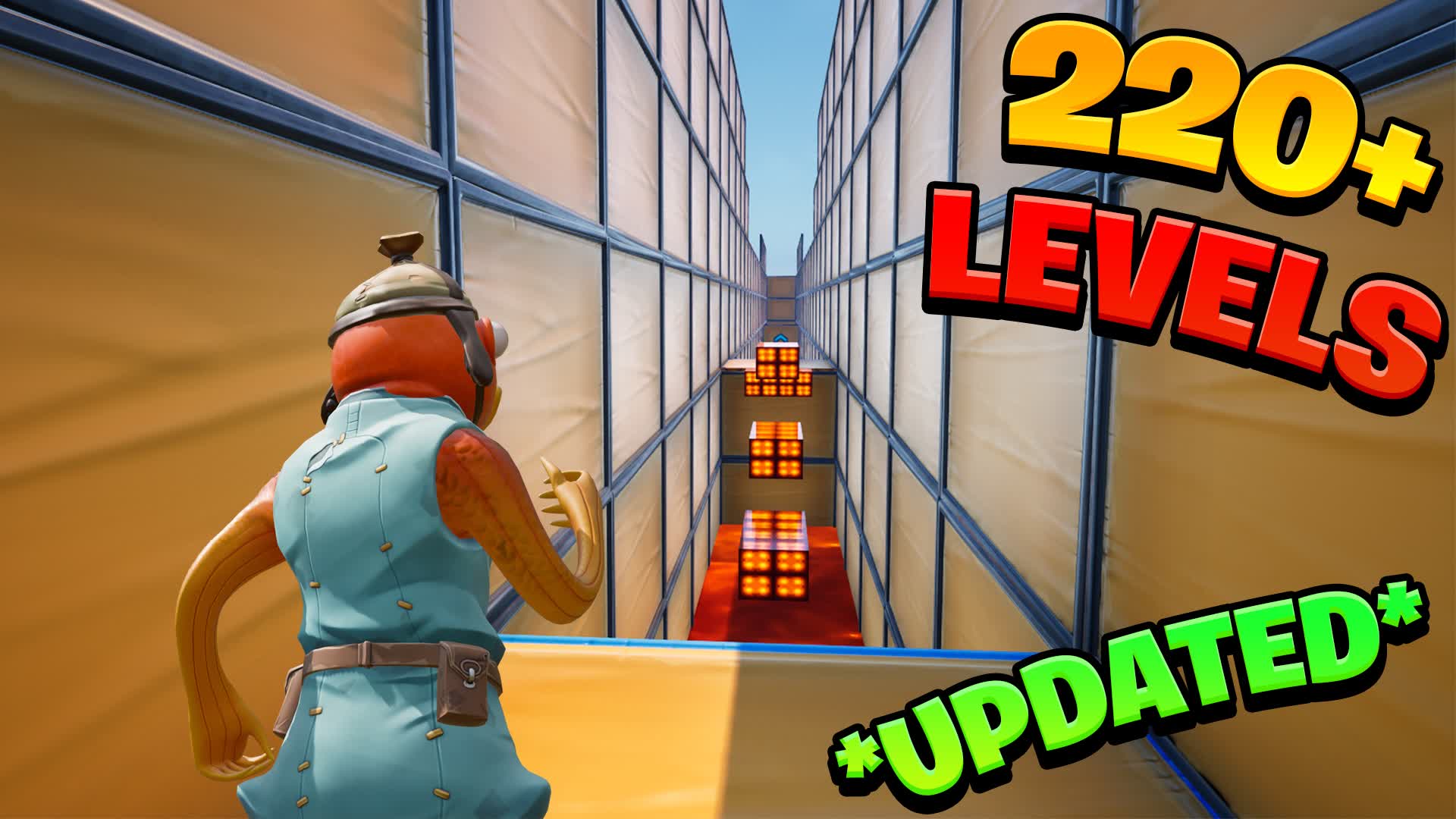 🔥EASY 220+ DEFAULT PARKOUR🔥 — Fortnite Creative map