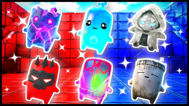 BLUE VS RED SIGNAL FLARE 🔵🔴 — Fortnite Creative map