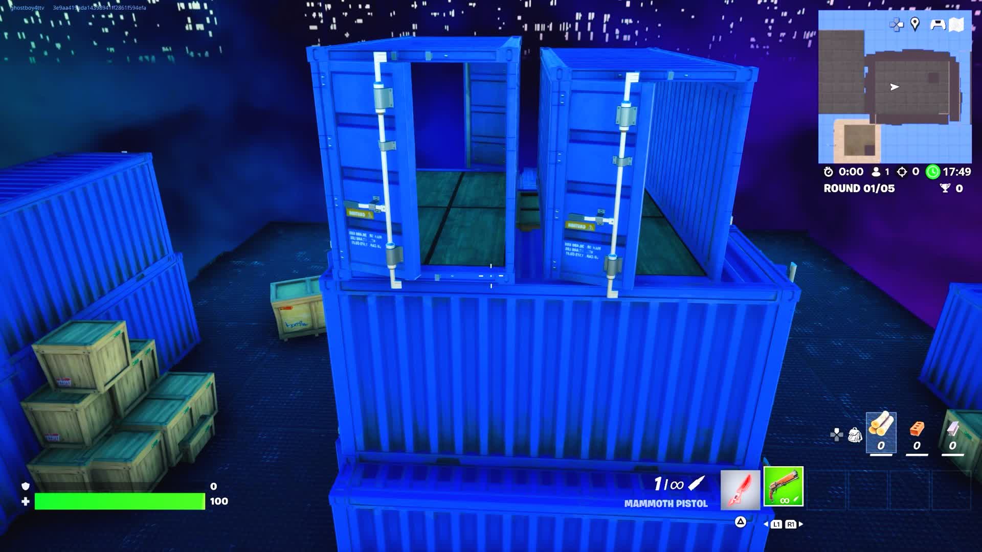 Cargo gun game — Fortnite Creative map