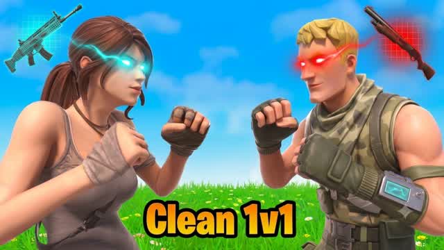 Clean 1v1 Camp Build Fight Island meme — Fortnite Creative map