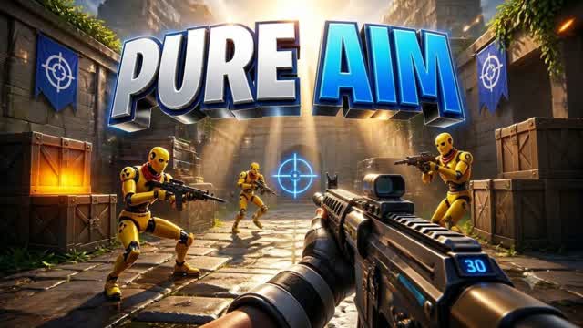 PURE AIM — Fortnite Creative map cover art