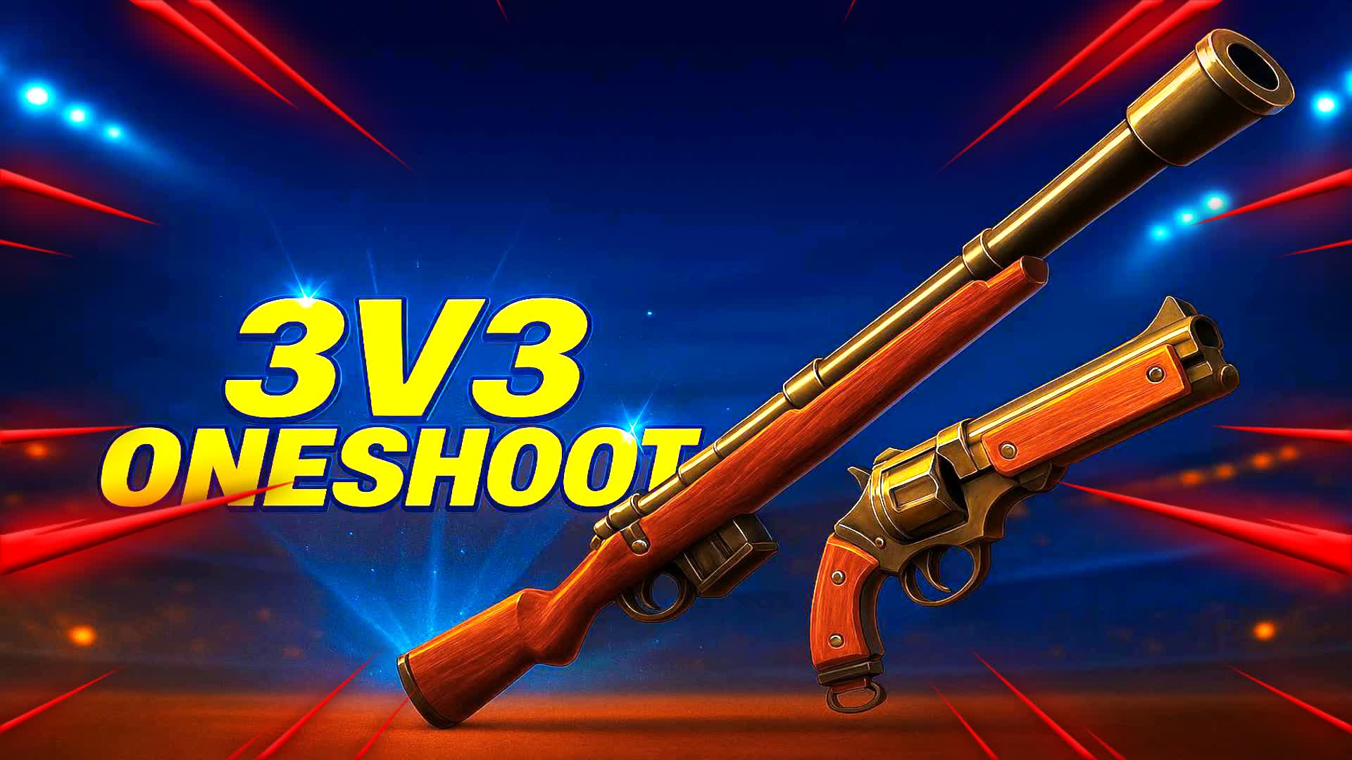 3v3 ONESHOOT [FURYPXL] — Fortnite Creative map