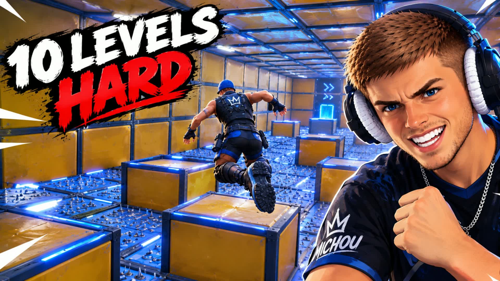 HARD DEATHRUN - MICH REMAKE TEAM CROUTON — Fortnite Creative map