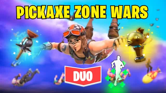 Pickaxe zone wars (Duo) — Fortnite Creative map cover art