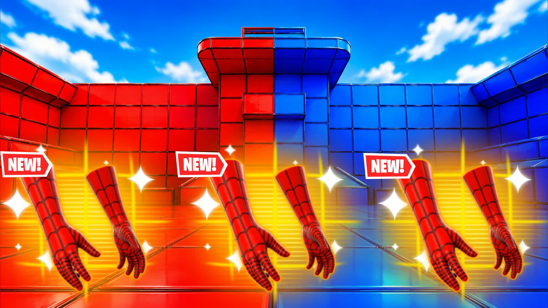 RED VS BLUE MAKE ROOM 🔴🔵 — Fortnite Creative map