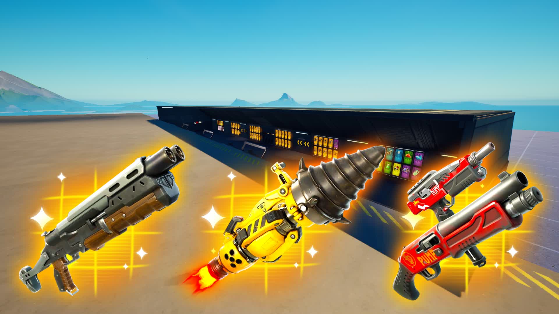 BATTLEGROUND - FREE FOR ALL — Fortnite Creative map